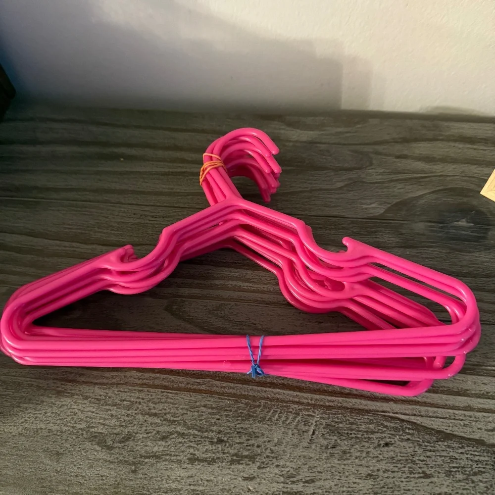 Hot Pink Mini Hangers for Baby/Infant Clothes 16 Total